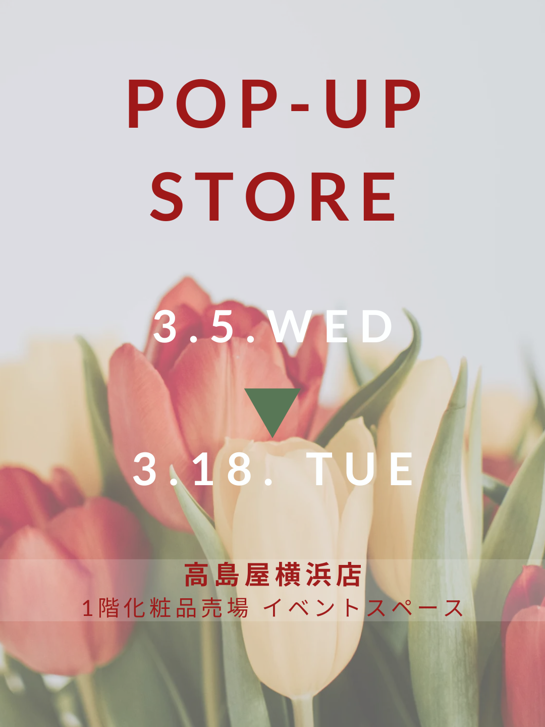 3月POPUPのお知らせ【横浜】